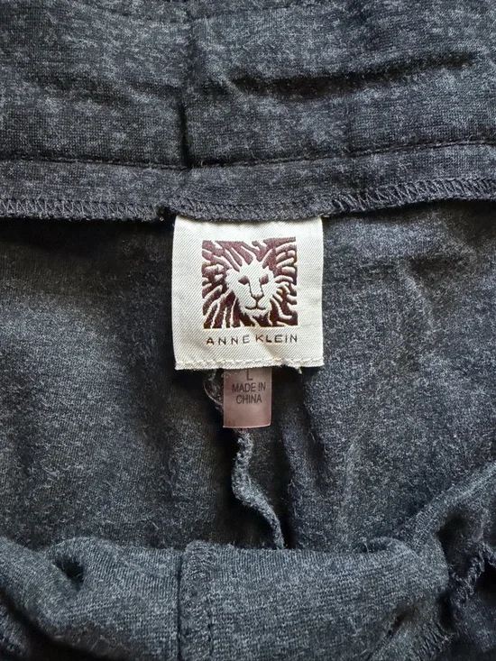 Anne Klein Dark Charcoal Gray Dress Trousers with Zip Pockets - Picture 2 of 3